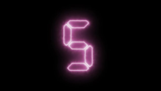Digital countdown of 10 to 0 seconds with regular hundredths,  optimized for 10 to 0  fps to avoid frame rate distortions and interpolation artifacts 