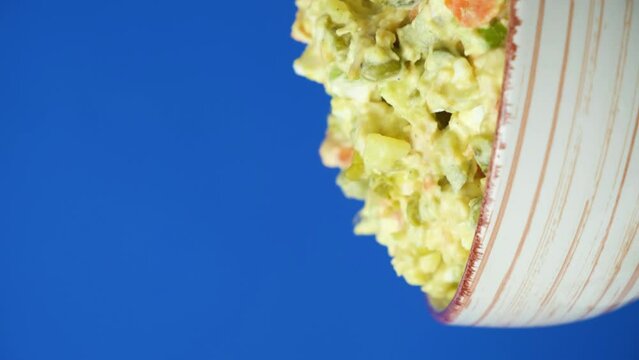 Olivier russian salad - a classic recipe with mayonnaise, an incredible taste, homemade recipe.