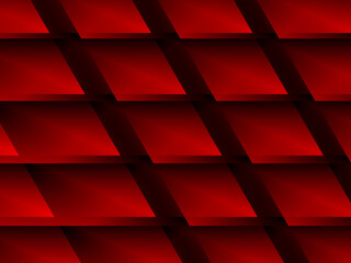 Naklejka premium Tło czerwone ściana kształty tekstura abstrakcja