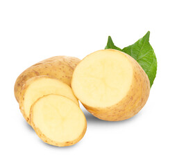 potato isolated on white background