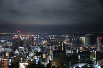 Fototapeta na wymiar 兵庫県神戸市　ビーナスブリッジからの夜景