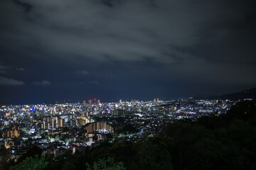 Fototapeta premium 兵庫県神戸市 ビーナスブリッジからの夜景