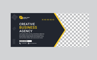 Obraz premium Social Media Cover Template Design 