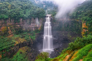 Washable wall murals Lavender Tequendama water fall-Bogota DC Colombia, December 2022.