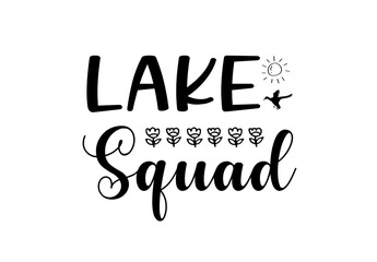 Lake SVG Vector T-Shirt  Design