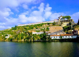 Fototapeta na wymiar view of the town of Porto Portugal Europe landscape river 