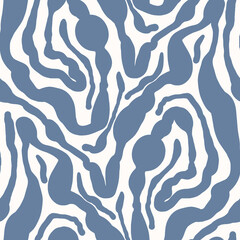 Black and white pattern with doodle style