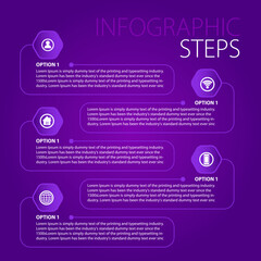 Business infographics vector, Sign Symbol abstract 3d paper infographic elements 
