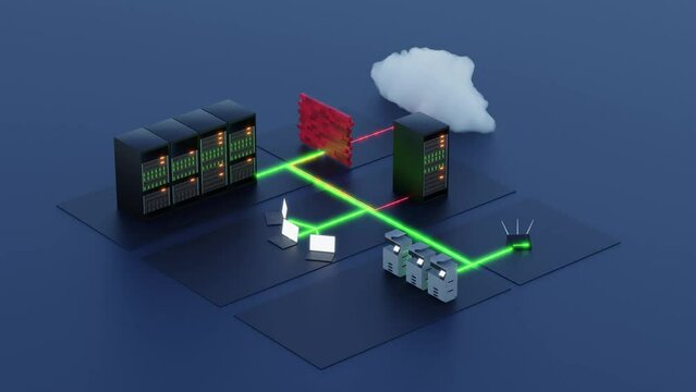 segmentation of the computer network into segments and vlans, separation of networks by firewalls to increase data security