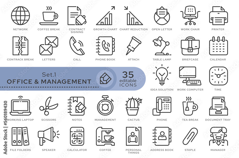 Aufkleber set of conceptual icons. vector icons in flat linear style for web sites, applications and other gra