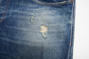 blue jeans pocket