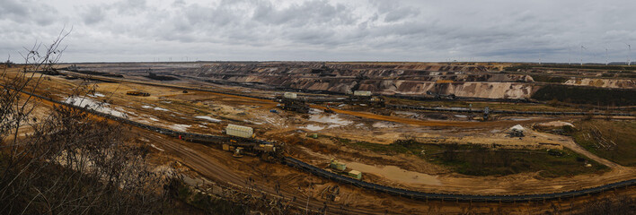 Open lignite mine in Germany