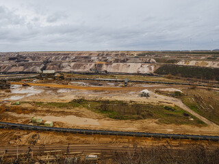 Open lignite mine in Germany