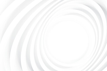 Abstract  white and gray color, modern design background with geometric round shape. Vector illustration.