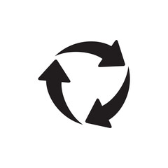 Recycle icon. Reusing symbol. Recycle sign Transparent background. Recycle PNG