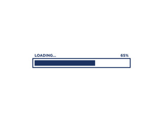 Loading Sign Icon Vector Template