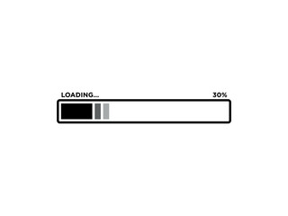 Loading Sign Icon Vector Template