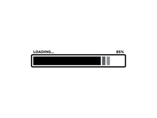 Loading Sign Icon Vector Template