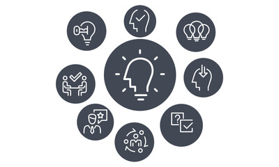 Business Consulting Icons vector design