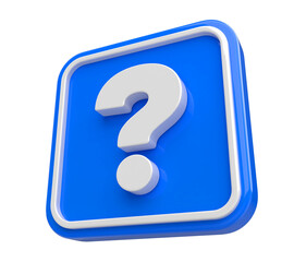 Question Mark 3D Icon 