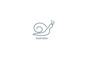 snail lotion icon vector illustration 