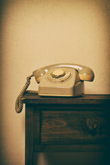 vintage rotary dial telephone 