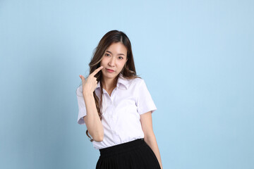 Girl in Student Uniform