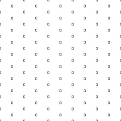 Square seamless background pattern from black photo frame symbols. The pattern is evenly filled. Vector illustration on white background