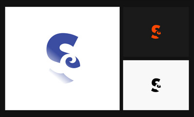 letter S concept design aqua, water, wave, ocean logo