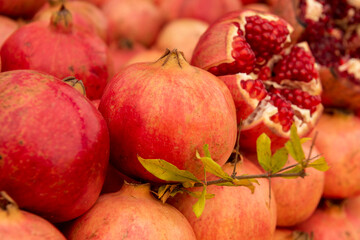 pomegranate fruit and berries