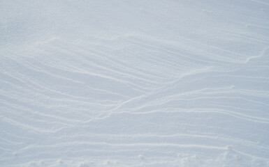 snow drift covered ground texture with shadows