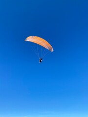 paraglider in the sky