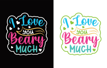 

Valentines Typography  T-shirt Design.