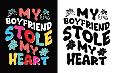 

Valentines Typography  T-shirt Design.