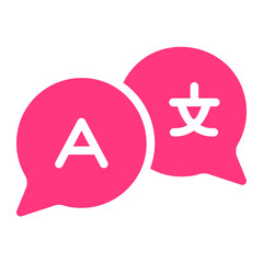 bubble chat gradient icon