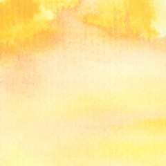 Watercolor background. Red and yellow