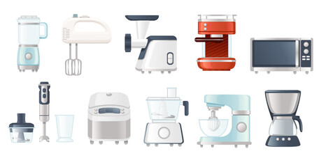 Set of kitchen cooking tools design vector illustration isolated on white background