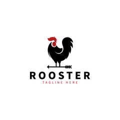 Fototapeta na wymiar simple rooster logo