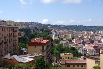 Vue depuis la colline du Vomero, à Naples