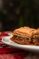 baklava on a plate