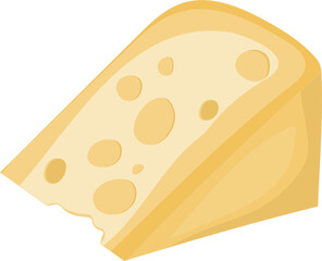 Vector of the cheese lover clipart