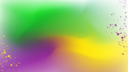 Mardi Gras blurred background. Graphic template for Fat Tuesday holiday. Vector illustration. © DmVector