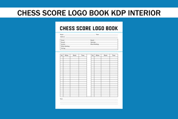chess score logo book kdp interior