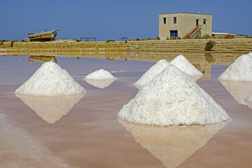 le saline di Trapani in Sicilia