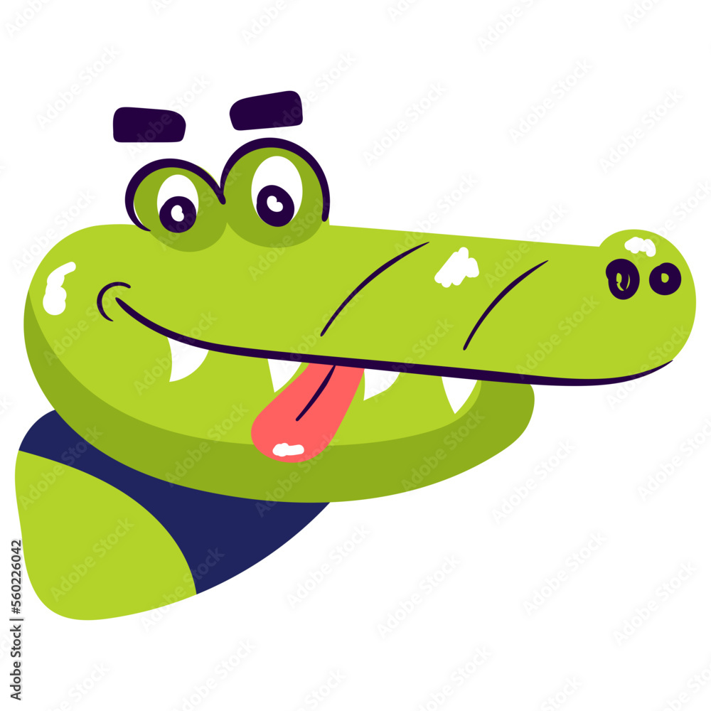 Sticker Crocodile 