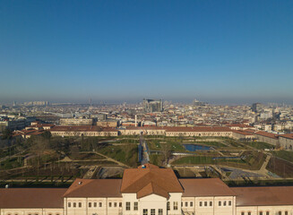 Fototapeta premium Rami Library (Rami Kutuphanesi) Drone Photo, Rami Eyup, Istanbul Turkey 