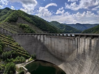 Obraz na płótnie Canvas Ridracoli Dam, Italy