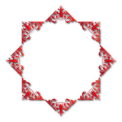 frames in vintage style with elements of ornament, art, pattern, background, texture