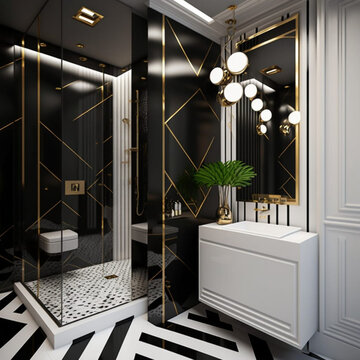 modern living batroom