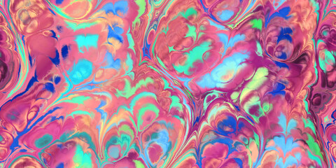 vivid marbled melted color seamless tile